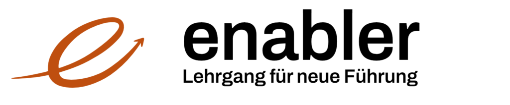 Logo und Schriftzug: enabler Lehrgang für neue Führung